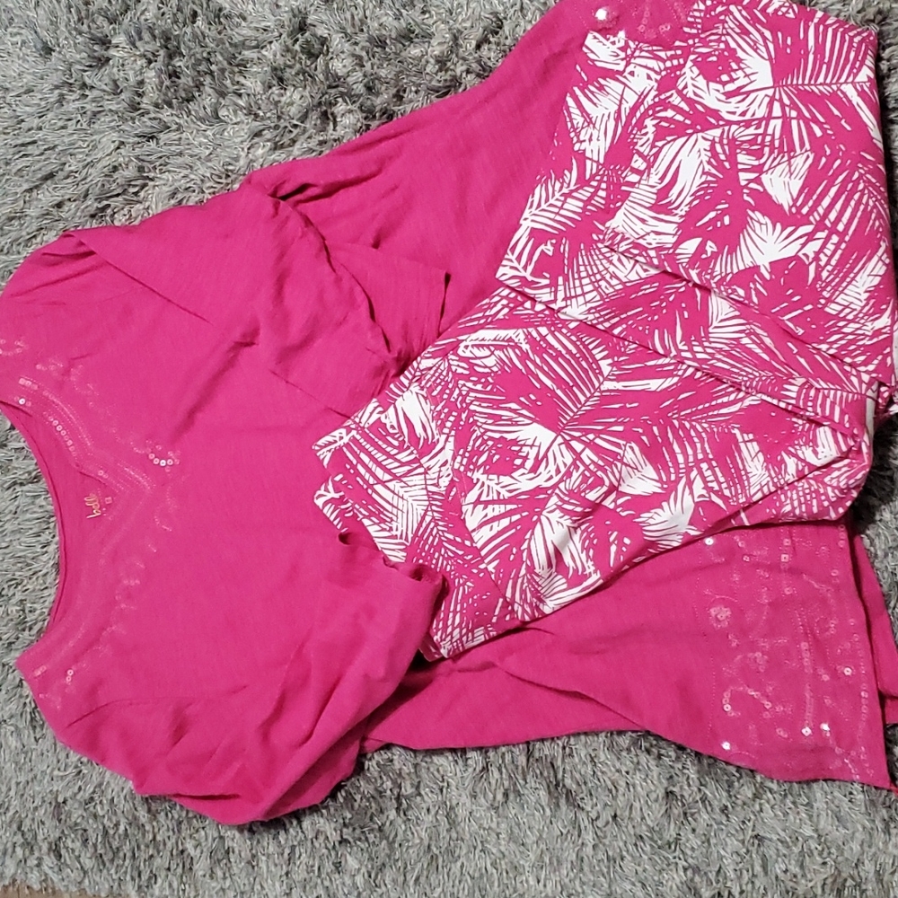 Belle tunic and crop pants